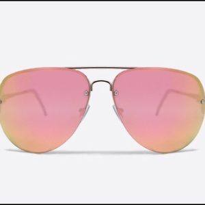 Quay MUSE rosegold aviators